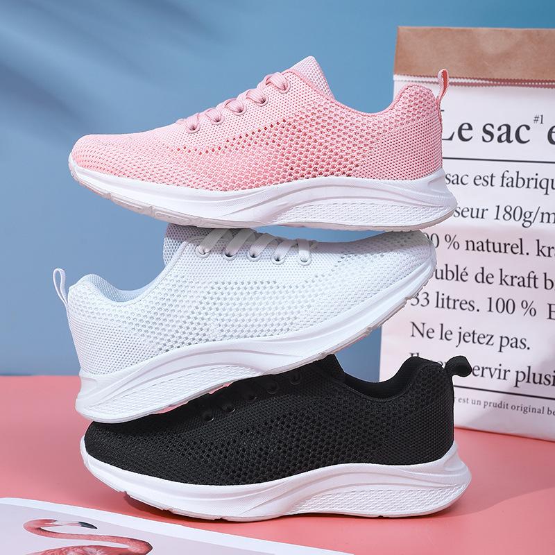 Summer new student sports shoes brand running shoes large mesh hollow mesh shoes casual