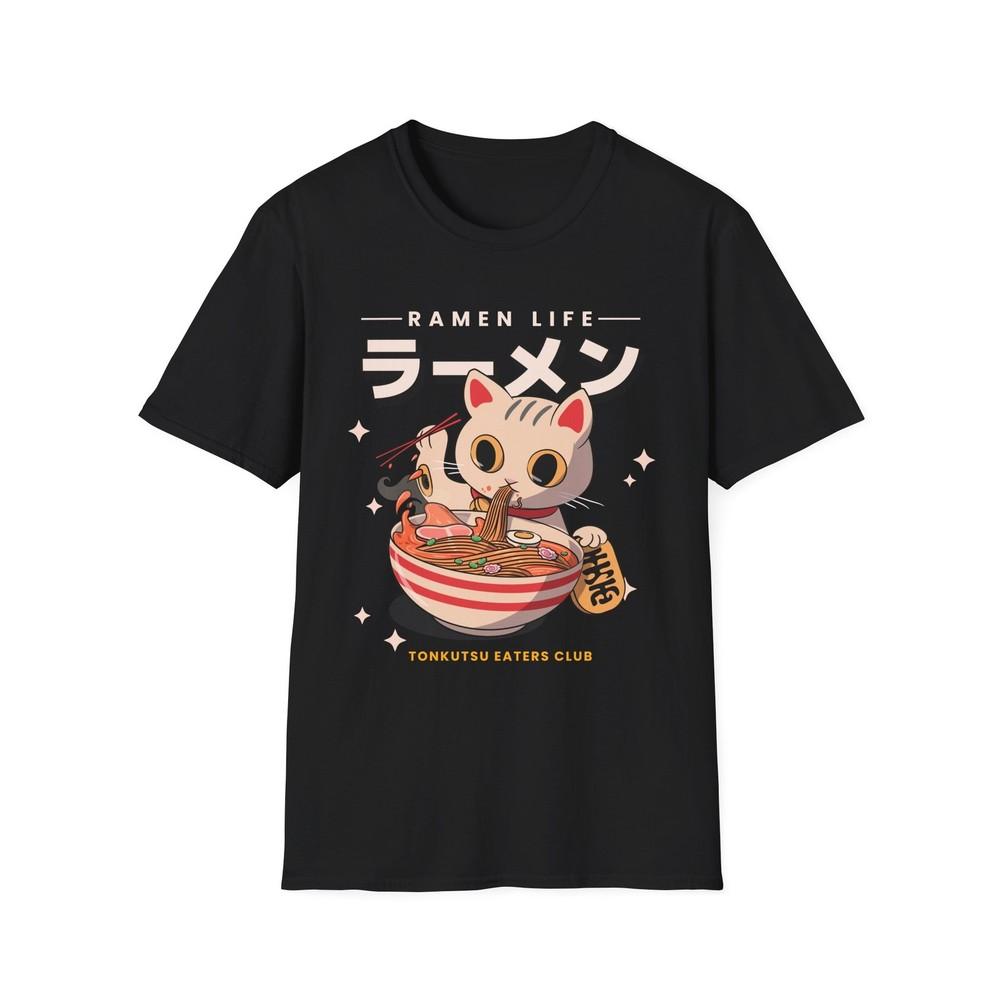Ramen Life T-Shirt - Foodie Apparel, Japanese Noodle Lover Tee, Unisex Graphic