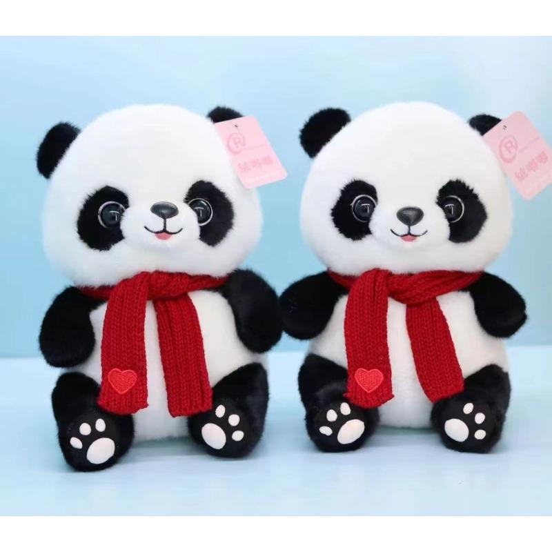 Süßer Panda-Puppe Plüschtier-Puppe Riesenpanda Anziehpuppe 8 Zoll Maschinenpuppe