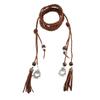Chinese Style Knot Decorated Waistband Braided Belt Waist Chain Tassles Belts Waist Rope