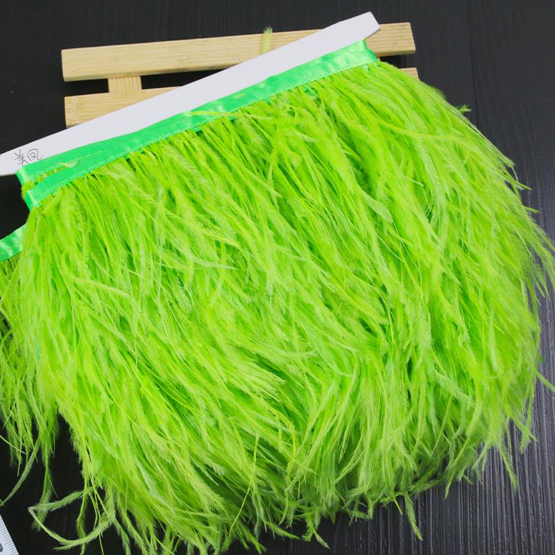 8-10 Ostrich Feather Diy Handmade Jewelry Accessories Crafts Decorative Clothing Skirt Cuffs