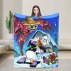 Daisy Duck and Donald   Blanket  Super Warm Print Plush Throw Blanket For Kids Couch Chair Flannel Bedspread Bed Cover