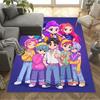 Future Fashion Warriors Area Rug Suitable for Bedrooms Foyer Dining Room Decorate Room Anti-slip Rug Decorate Offices