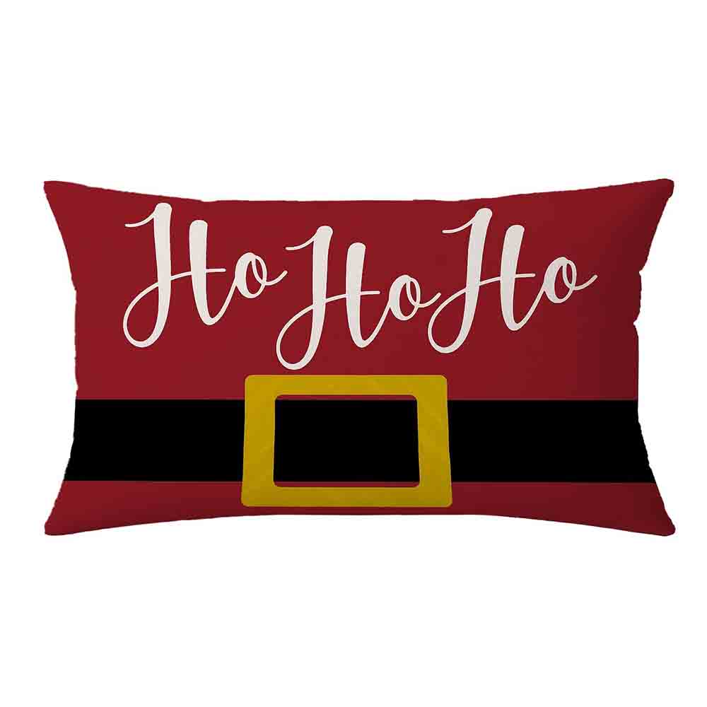 Christmas Theme Decorative Pillow Case For Living Room Sofa Cushion Cover Holiday Home Decoration Accent