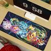 XXL Kawaii Mouse Pad Pokemons Eevee Computer Speed Type Mat for Esports Players Lock Edge Keyboard Pad Mousepad Office Desk Mat