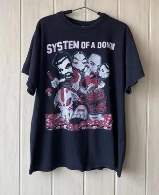 Zeldzaam! Vintage 1998 System of a Down Soad T-shirt , Grafisch T-shirt Maat S tot 4XL
