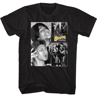 Bill & Ted's verrückte Reise Filmclip Fotocollage Herren T-Shirt