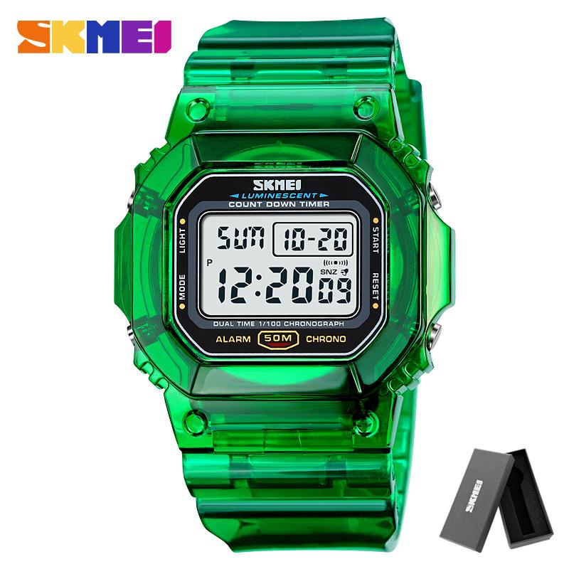 SKMEI 1999 Multifunctional Down Date Wristwatch reloj hombre Back Light Display Stopwatch Digital Watch Mens 5Bar Waterproof
