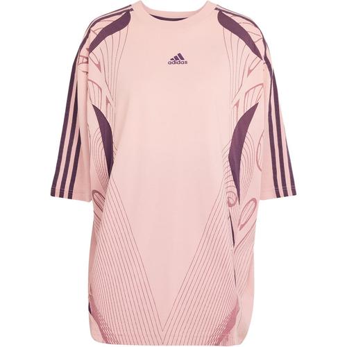 Adidas T Shirts Women s Rose Red/Gray KE9808 XS розы красного
