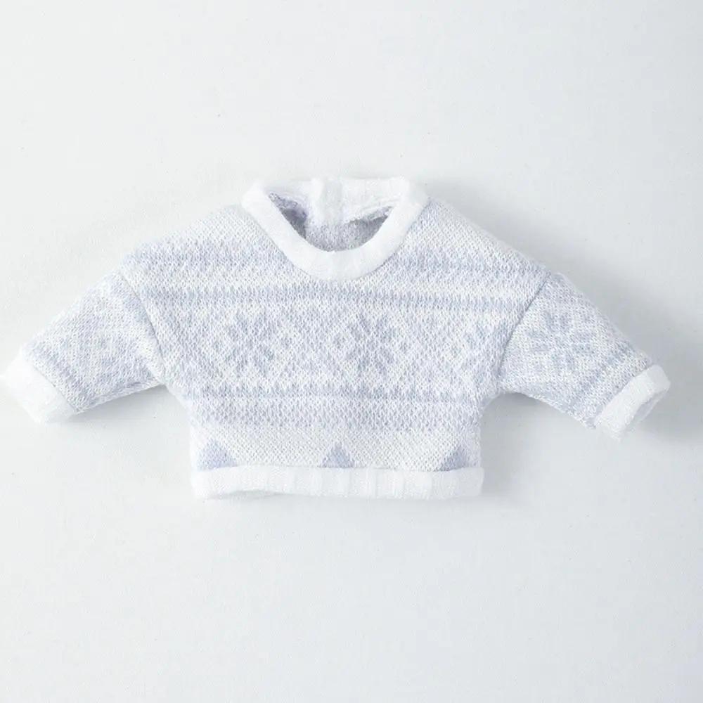 Obitsu 11 Doll Clothes Knitted Tops Snowflake Love Cardigan Cute Vest For OB11 Dolls Accessories Soft Coat For 1/12Bjd Dolls