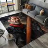 TWD Walking Dead Rick Daryl Horror TV Carpet Rug for Living Room Bedroom Home Sofa Decoration,Kids Area Rug Non-slip Floor Mat