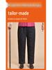 Grandma's Warm Cotton Fleece Pants: Cozy, Loose-Fitting Floral Design for Middle-Aged and Elderly, Ideal for Autumn and Winter Wear.
