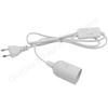 EU US Plug 1.8m Power Cord Cables E27 Lamp Base Holder With Switch Wire For Pendant Led Bulbs Fixture Hanglamp Suspension Socket