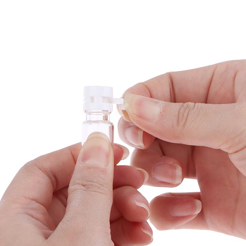 15Pcs 2ML Clear Leak-Proof Travel Bottle For Makeup Remover Lotion Portable Dispenser With Flip-Top Essence Bottled Separately