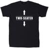 Two Seater Funny Men's T-Shirt - Offensive - Rude Humor - Gift - Cotton - Crew Unisex T-Shirt