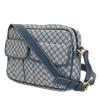 Used CELINE Shoulder Bag Macadam CE00/24 canvas/leather Navy casual