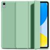 Case for iPad 11" 2025 A16 (11th Gen.) / iPad 10.9" 2022 (10th Gen.), Smart Case with Flap, Green, Matcha Green
