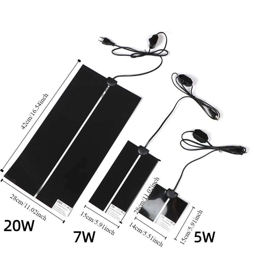 5~28W Seedling Heat Mat Plant Seed 220V~240V Pet Winter Heating Mat with Temperature Controller Anti-cold
