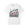 France Football Soccer Graphic T-Shirt | Eiffel Tower, Arc De Triomphe, Tricolor