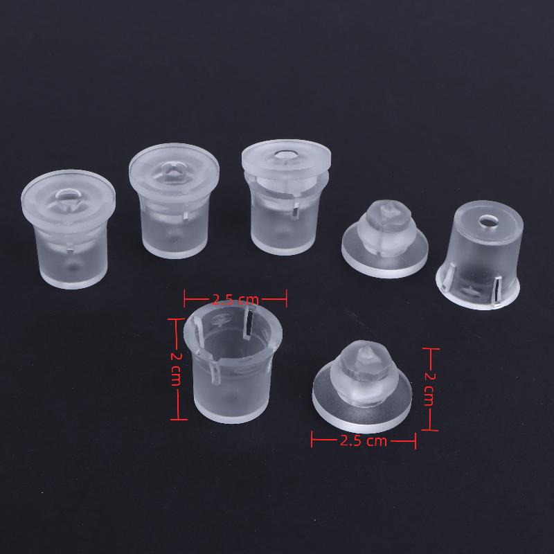 

5 комплектов Невидимый пластиковый винт ПК Полупрозрачный рекламный гвоздь Стеклянный гвоздь Кронштейн Матовый винт DIY Аксессуары One size