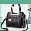 Versatile Fashionable Pu Handbag With Spacious Design For Everyday Casual Outfits