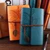 Literature Diary Journal Loose leaf Sketchbook Notepad Spiral Note Book Vintage Notebook PU Leather Paper Replaceable