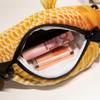 30cm Simulated Fish Bag Soft Stuffed Plush Toys Koi Carp Crucian Carp Parrotfish Funny Plushies Doll Crossbody Bag Girls Gifts