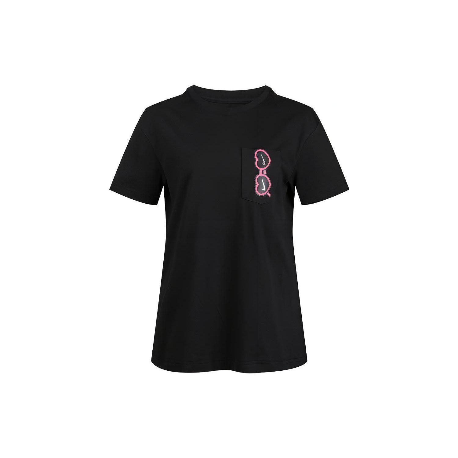 

Женская футболка с короткими рукавами и карманами Nike Heart Sunglasses Black CU9700-010 M