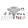 Fighter Model Kit with Display Stand 1:72 Scale CarrierBased Detailed Toy for Aviation