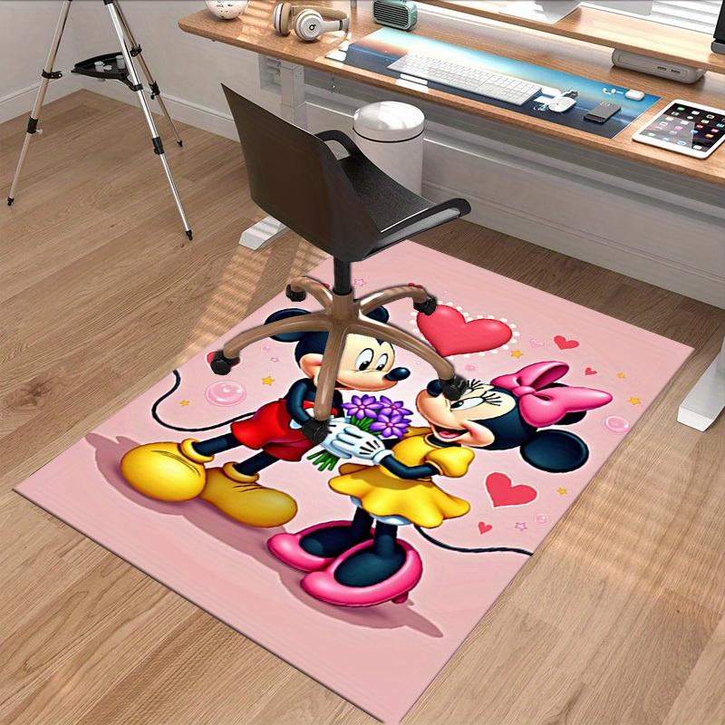 1pc. Mickey Mouse & Minnie Mouse Romantic Valentine's Day Gift Rug for Home Office Chair Outdoor Carpet Decorz041116