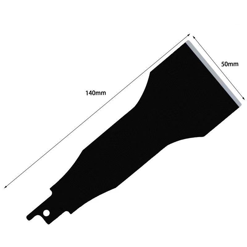 4-Piece Reciprocating Saw Scraper Blades, High Carbon Steel Tile Cleaning Tool For Removing Mortar And Adhesive From Ceramic Wal