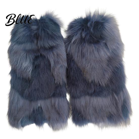 Trendy Faux Fur Cold Weather Winter Fuzzy Warmers Women Accessories Leg Soft Furry Fashion Essentials