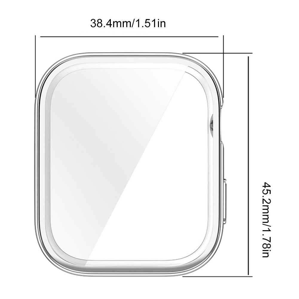 TPU Case Soft All-Around Coverage Screen Protector Dustproof Full Cover Protective Shell Smart Watch Case for Huawei Watch Fit 3