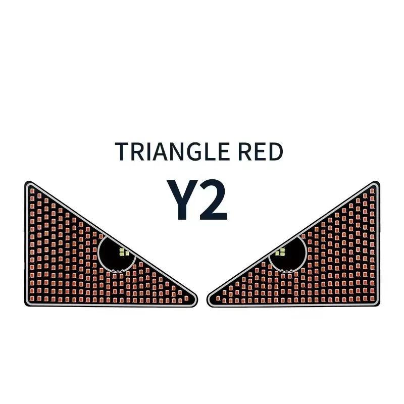 

Devil‘s Eyes LED Light Warning Strobe Lights Vehicle Signal Lights Matrix Panel Light USB Plug-in Decorations for Car Windshield