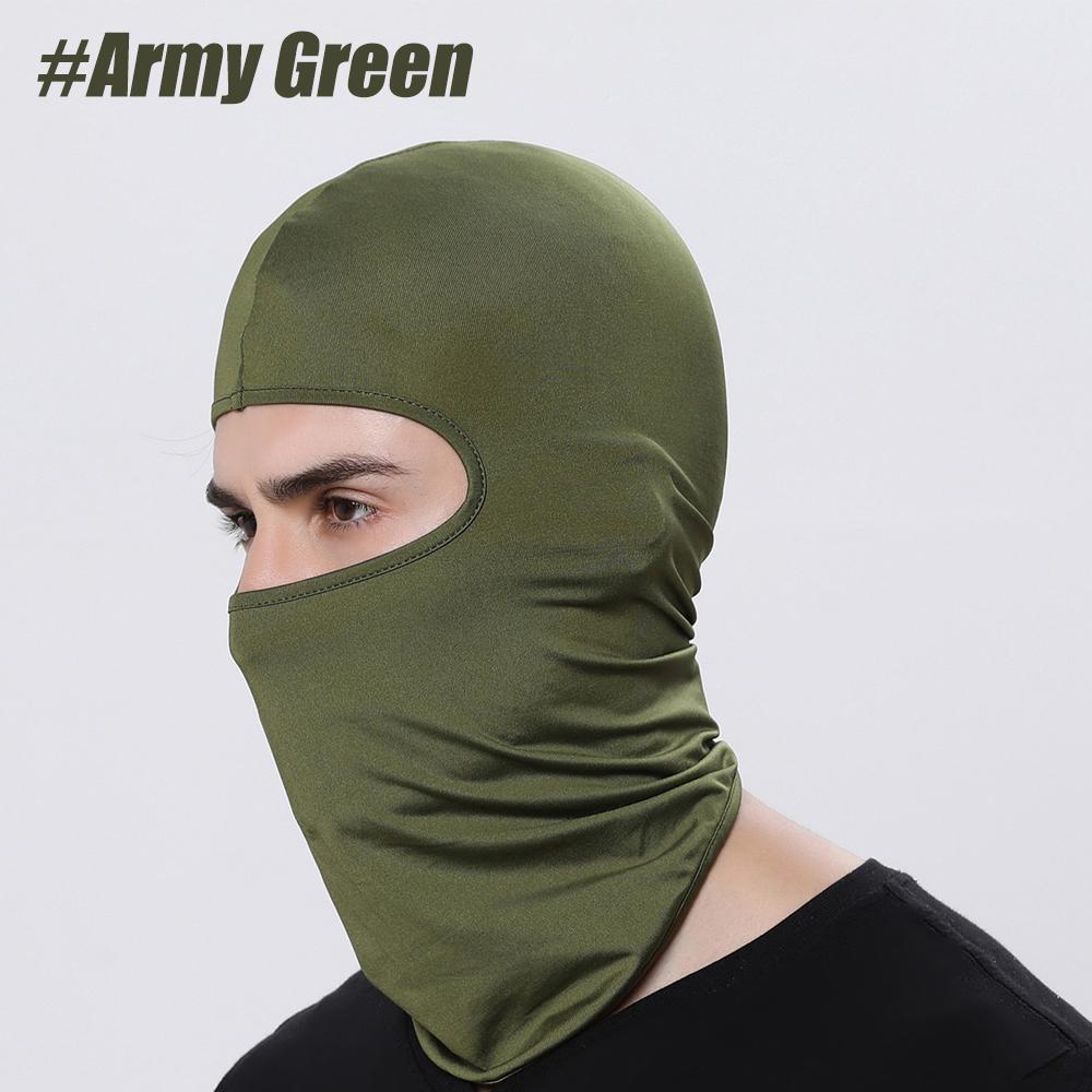 Cycling Balaclava Sports Men Cap Face Mask Military Army Ice Silk Motorcycle Bandana Summer Bicycle Uv Protection Women Lycra
