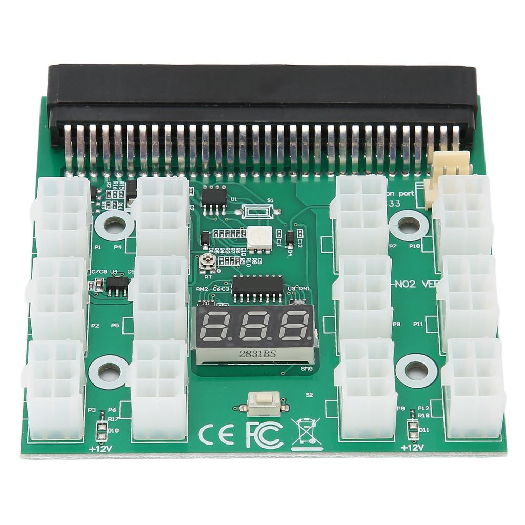 Adapterplatine Servernetzteil 1200W 750W Adapterplatine zu 6-Pin Adapterkarte 12V Grafikkarten-Netzteilplatine