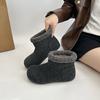 Lamb wool retro velvet thickened warm thick-soled snow boots women's new winter wear non-slip cotton shoes