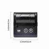 Mini Thermal Receipt Printer USB BT Connection 2 Inches 57mm Wireless Printer High Speed for Restaurant Sales Retail Shop