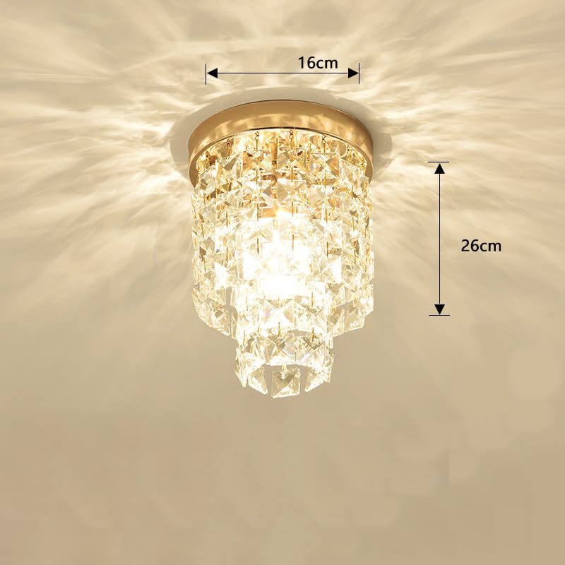 Chikazari Ceiling Light Ceiling European Classic for Living Dining Restaurant - Antique, Stylish, Retro, Glass, Crystal, Chandelier, Lighting,