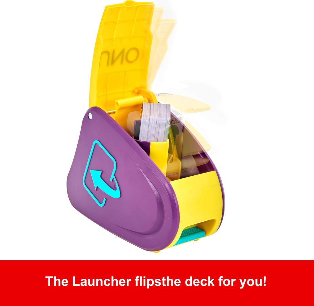 Mattel Games UNO Flip Attack Card Game – Kids & Adults Family Night, Combines UNO Flip & UNO Attack in One Game