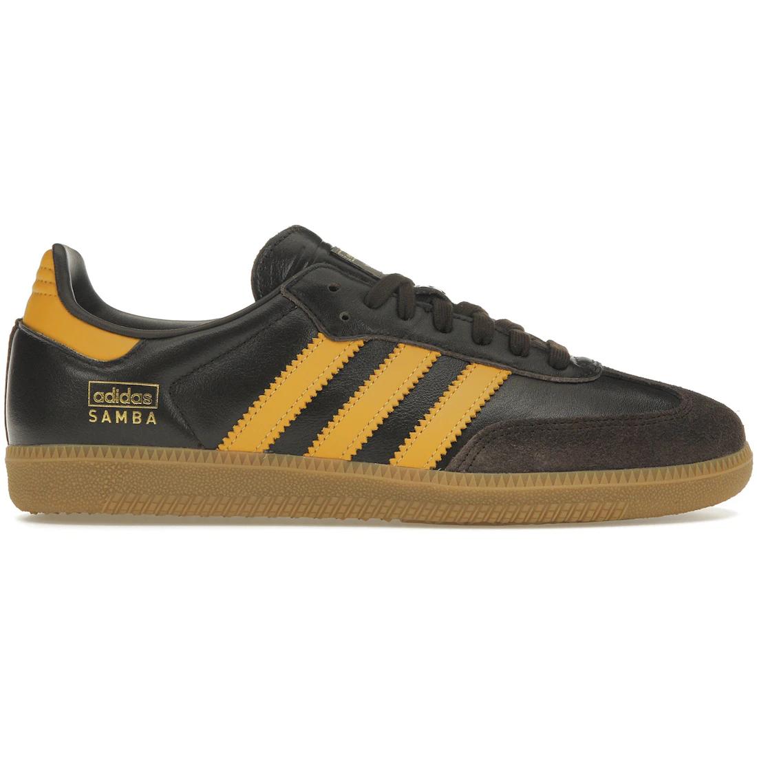 

Кроссовки adidas Samba OG Темно-коричневые Подержанные Желтые(ИГ6174) 42