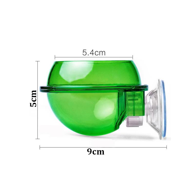 Arboreal Reptile Live Anti-Escape Sucker Feeder Bowl Insect Worm Food Container For Lizard Gecko Chameleon Reptile Pet Bowl