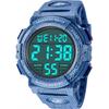 L Lavaredo Men S digitaL Watch 50m Waterproof Date Day aLarm Led muLti Function 