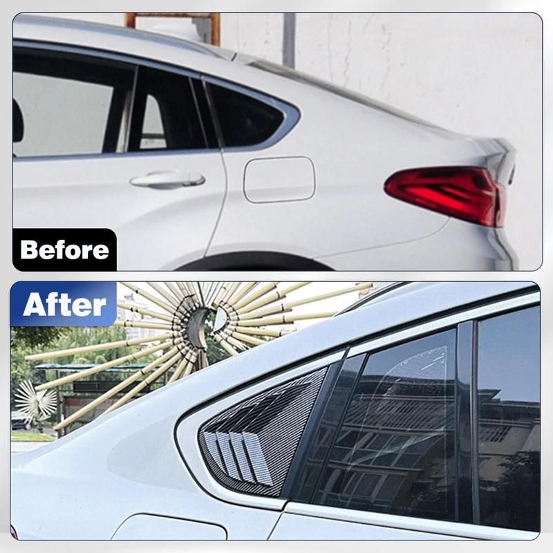 Per BMW X4 F26 2014 2015 2016 2017 2018 Deflettori Finestrini Posteriori Laterali Prese d'Aria Copri Griglie Tende Accessori Auto