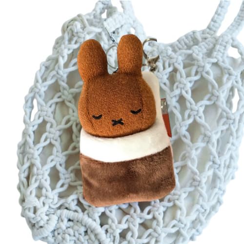 Miffy Plush Keychain Key Charm Futon Motif Official Miffy Korea Exclusive (Melanie)