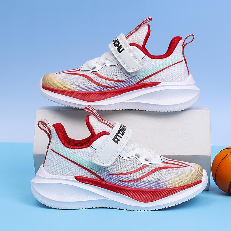 

Boys shoes spring and autumn 2025 new mesh children s sports shoes girls lightweight running shoes middle and older children 40 красный