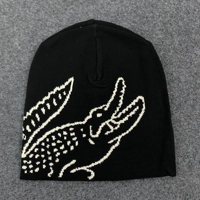 A Y2K Harajuku Style Autumn and Winter Cartoon Animal Jacquard Warm Brimless Pullover Hat for Men and Women