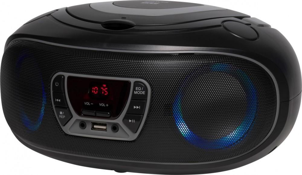 Radio-CD Denver TCL-212BT, FM, Stimmungsbeleuchtung, grau, Denver