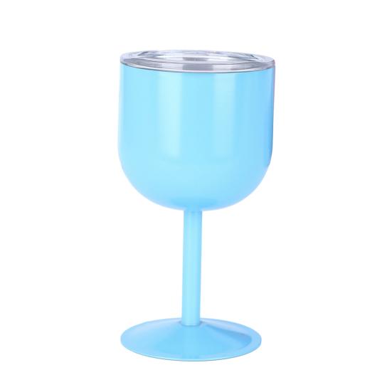4 Oz Goblet Stainless Steel Compact Thermal Goblet with Straw And Lid Multi-purpose