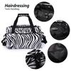 Handtasche mit Zebrastreifen Friseurwerkzeugtasche Tragbare Schere Kammhaltertasche Frisierkoffer